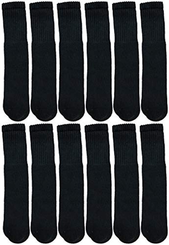 Yacht & Smith Unisex Kid's Cotton Tube Socks, Wholesale Bulk Pack Referee Style - Picture 9 of 67