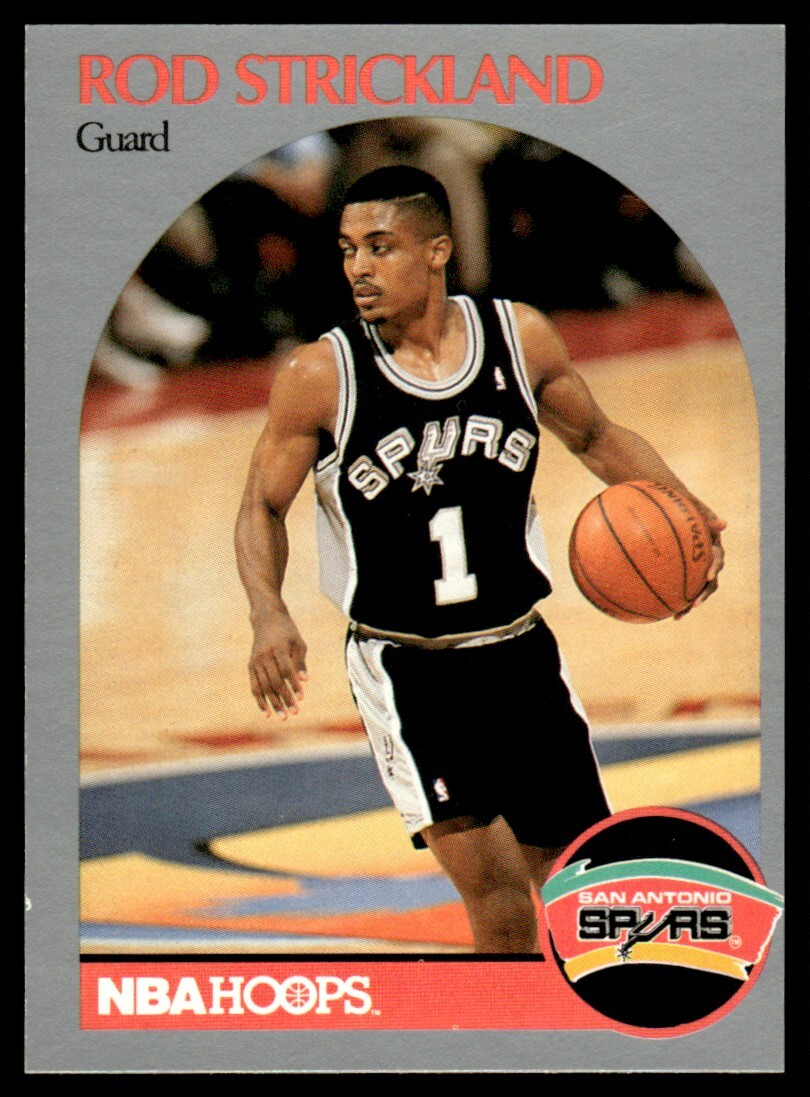 1990-91 NBA Hoops #271 Rod Strickland San Antonio Spurs | eBay
