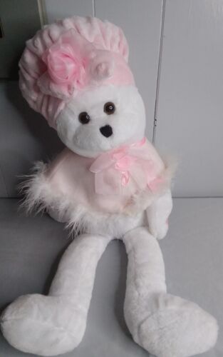 Chantilly Lane Musical Bear Pink Breast Cancer “Hope You Dance” 22" Plush READ - Picture 1 of 13