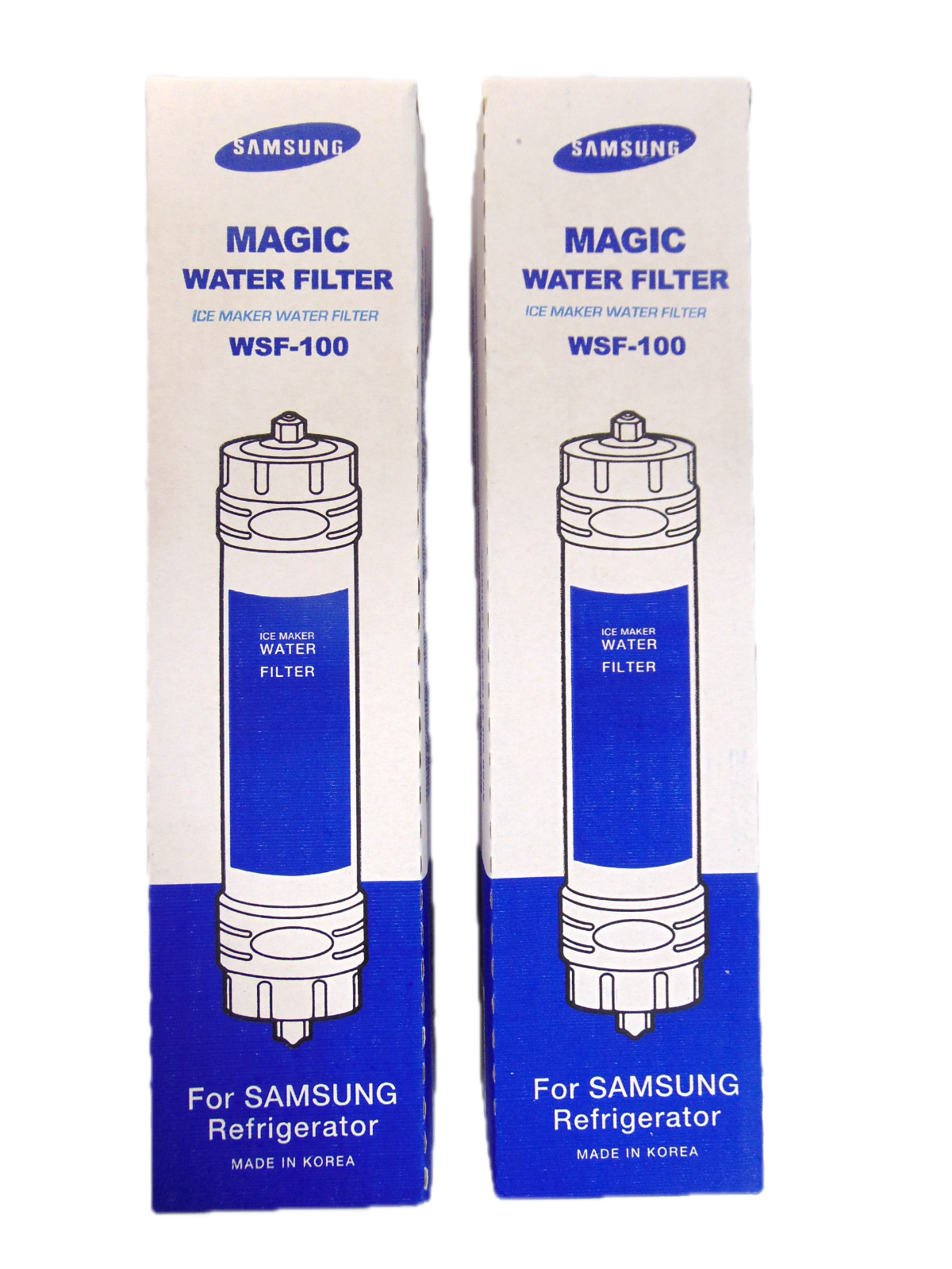 2x WSF100 original Samsung  fridge water filter cartridges