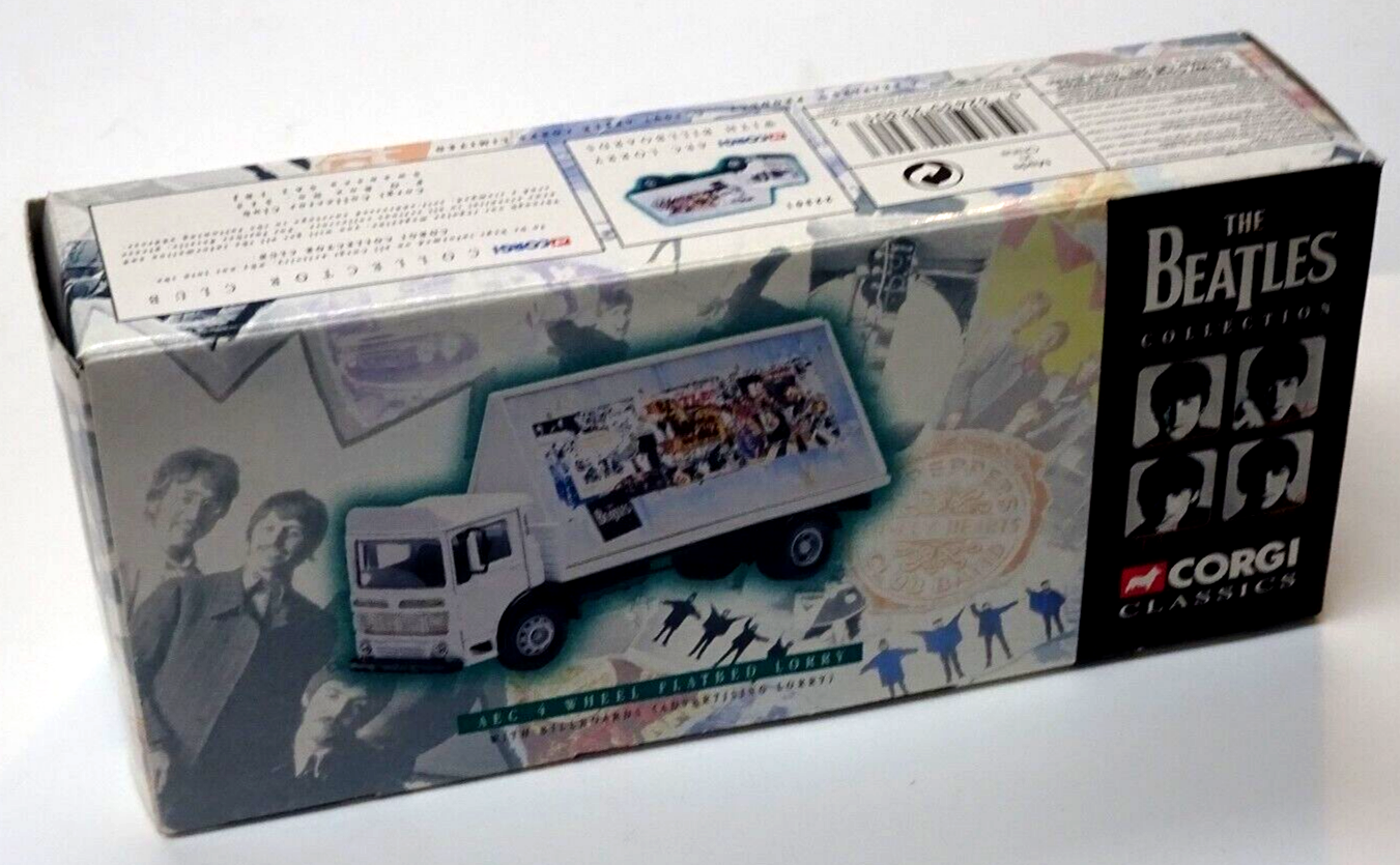 1997 Corgi Beatles AEC 4-Wheel Flatbed Lorry with Billboard MIB