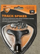 Sofsole Track Spikes 3/16 Needle Steel 14 Spikes Wrench Included Brand New