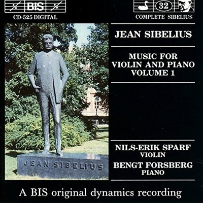 Jean Sibelius Music For Violin And Piano Vol 1 Sparf Forsberg Cd 7318590005255 Ebay