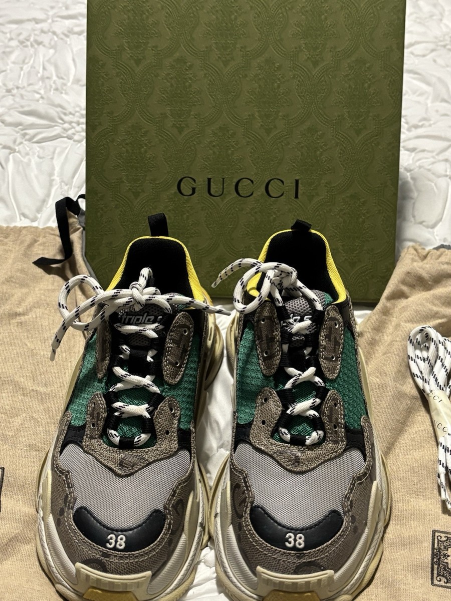 新品未使用　GUCCI×Balenciaga Triple S スニーカー BALENCIAGA x GUCCI (バレンシアガ×グッチ) TRIPLE S TRAINERS