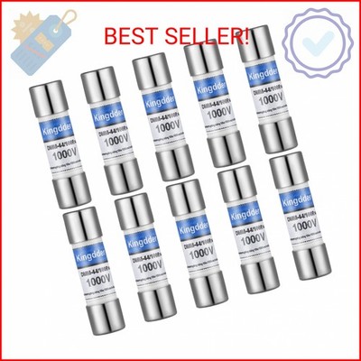 Kingdder 10 Pcs Digital Multimeter Fuse DMM-44/100 440MA 1000V DMM Replacement F
