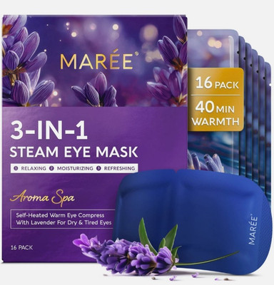 MAREE Heated Eye Masks for Dry Eyes   Steam Mask 16 Count (Pack of 1) 