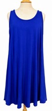 Loft Petites Royal Blue Sleeveless Women's Dress Size MP Medium Petite