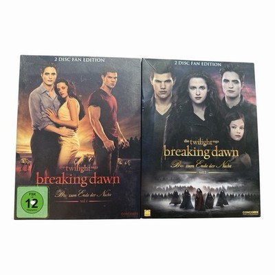 Twilight Saga | Breaking Dawn | Teil 1 & 2 | DVD | Fan Edition