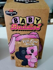 Fuggler Baby Baddies Plush Bag Clip Charm Keychain Plush Wide Eyed Weirdo Lashes