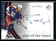 2005-06 SP Authentic Ryan Hollweg Sign of the Times #RH New York Rangers