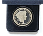 1991 Royal Hawaiian Mint 1oz .999 Fine Silver Kaiulani PROOF Dala HAWAII Coin