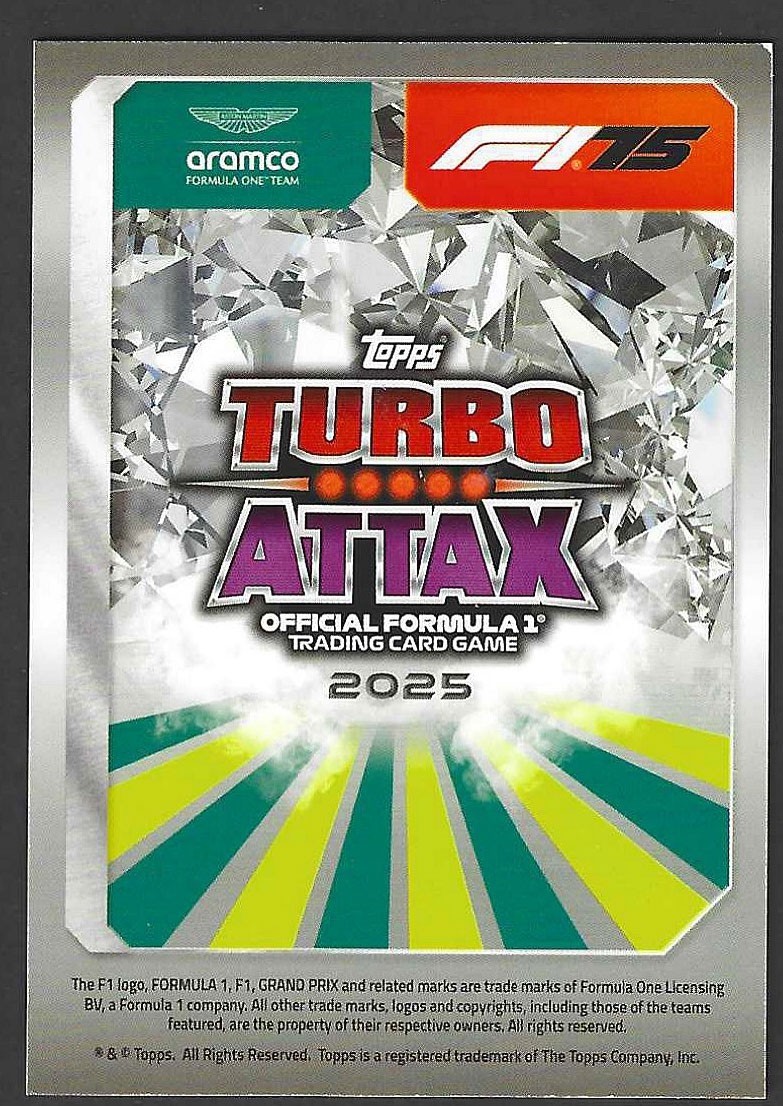 2025 Topps Turbo Attax #343 Lance Stroll Supernova | eBay