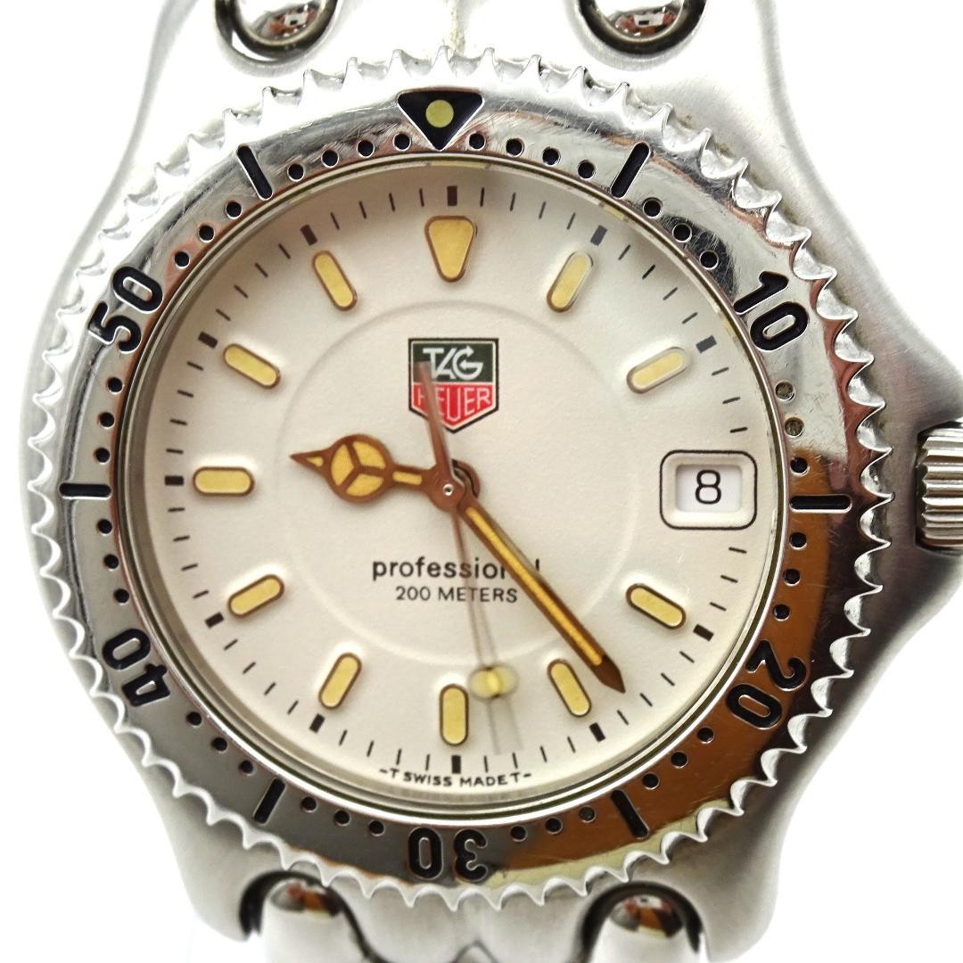 タグホイヤーWG1112-0 TAG Heuer WG1112-0 Professional 200m Silver Case White Dial