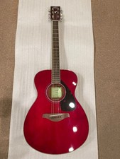 Chitarra acustica Yamaha FS820 PR rosa palissandro scoppio con custodia morbida nuova mai usata