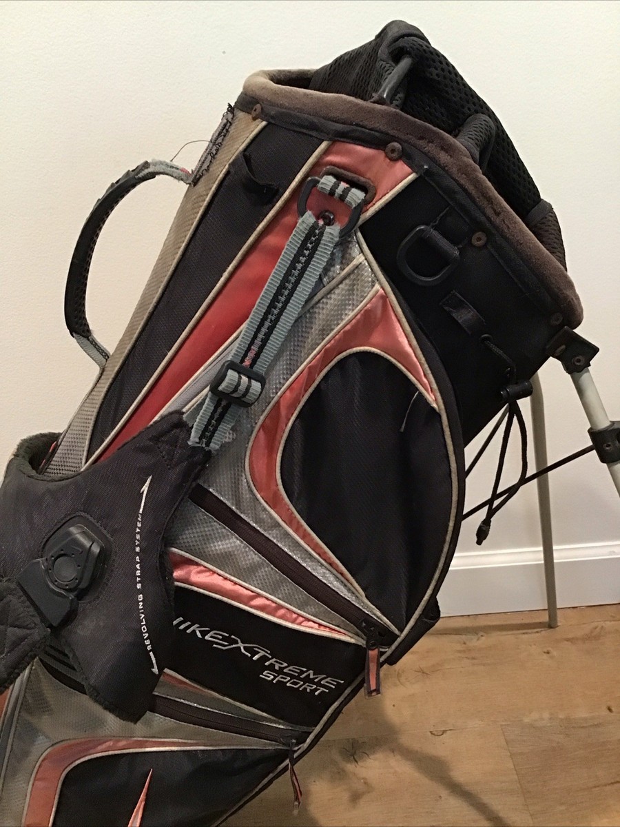 Nike Xtreme Sport golf stand bag 8-way Dual Strap distress
