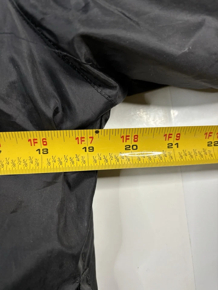 Chaqueta Phat Bebé De Colección Para Mujer S Y2K Negra Amarilla Piel de Coyote Bolsillos Cremallera Foto 3 de 4