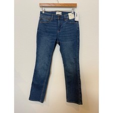 NWT Abercrombie Kids Boys Straight Leg Jeans Medium Wash Blue Denim Size 13/14