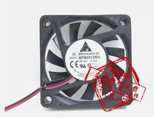 Delta EFB0612MA 6010 DC12V 0.12A 6CM 2-Wire Mute Cooling Fan
