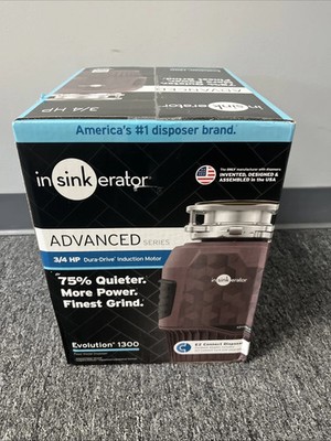 Insinkerator Evolution 1300 Advanced Series 3/4 HP Garbage Disposal