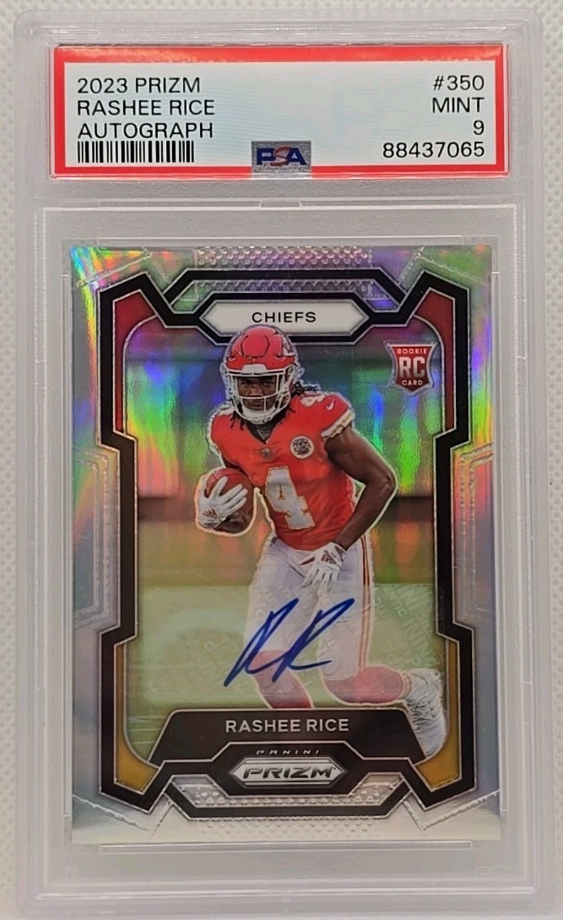 2023 Panini Prizm - Rookies Rashee Rice #350 Silver Prizm Autographs (AU, RC)