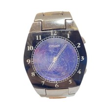 CITIZEN 4393-T002528 Blue Case Size 3.7 ×3.8cm Used Watch #2104