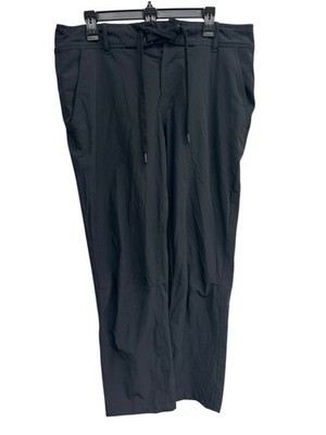 LULULEMON Street to Studio Tech Pants GRAY Drawstring Trouser 36 Mens