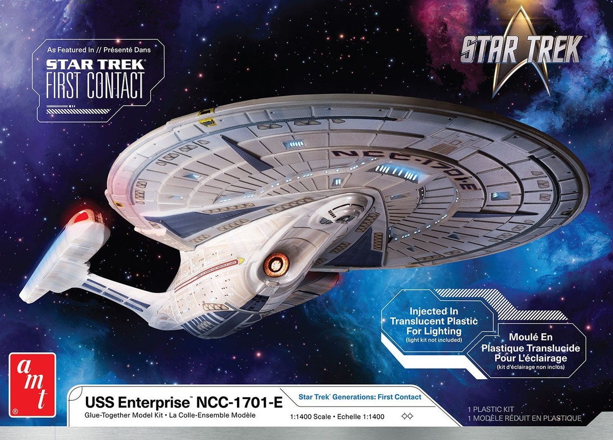 AMT Star Trek U.S.S. Enterprise NCC-1701-E Translucent 1:1400