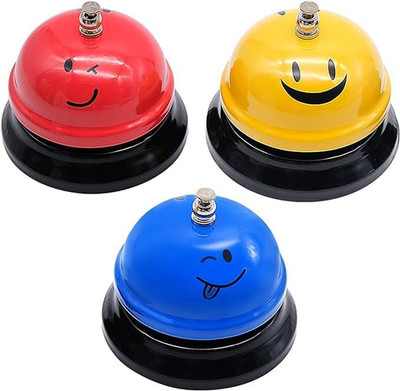 3 Stück Rufglocke, Tischklingel, Rezeptionsklingel, Tischglocke Anruf Bell, Serv