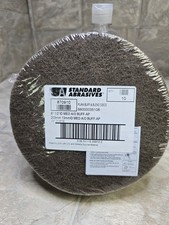 Standard Abrasives 8" ½ Plain Buff and Blend Disc, Medium, A/O, 10Pcs 203mm