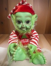 Grinch Baby Doll Christmas 10" Plastic New