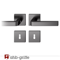Fsb TüRgriff 1004 Rosette Asl® Schwarz Matt, äHnlich Ral 9005 Bb TüRdrüCker