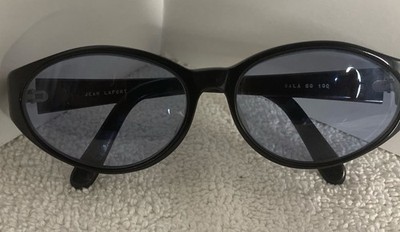 Jean Lafont Sunglasses Frame Only Gala 50 Polished Black Oval France 