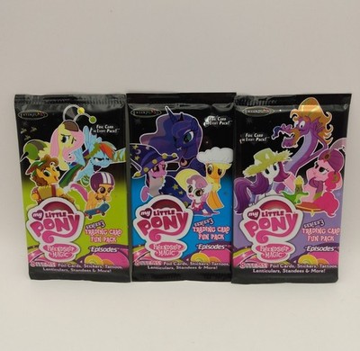 Lot (3) My Little Pony Friendship Is Magic Series 3 Fun Packs Trading Cards New