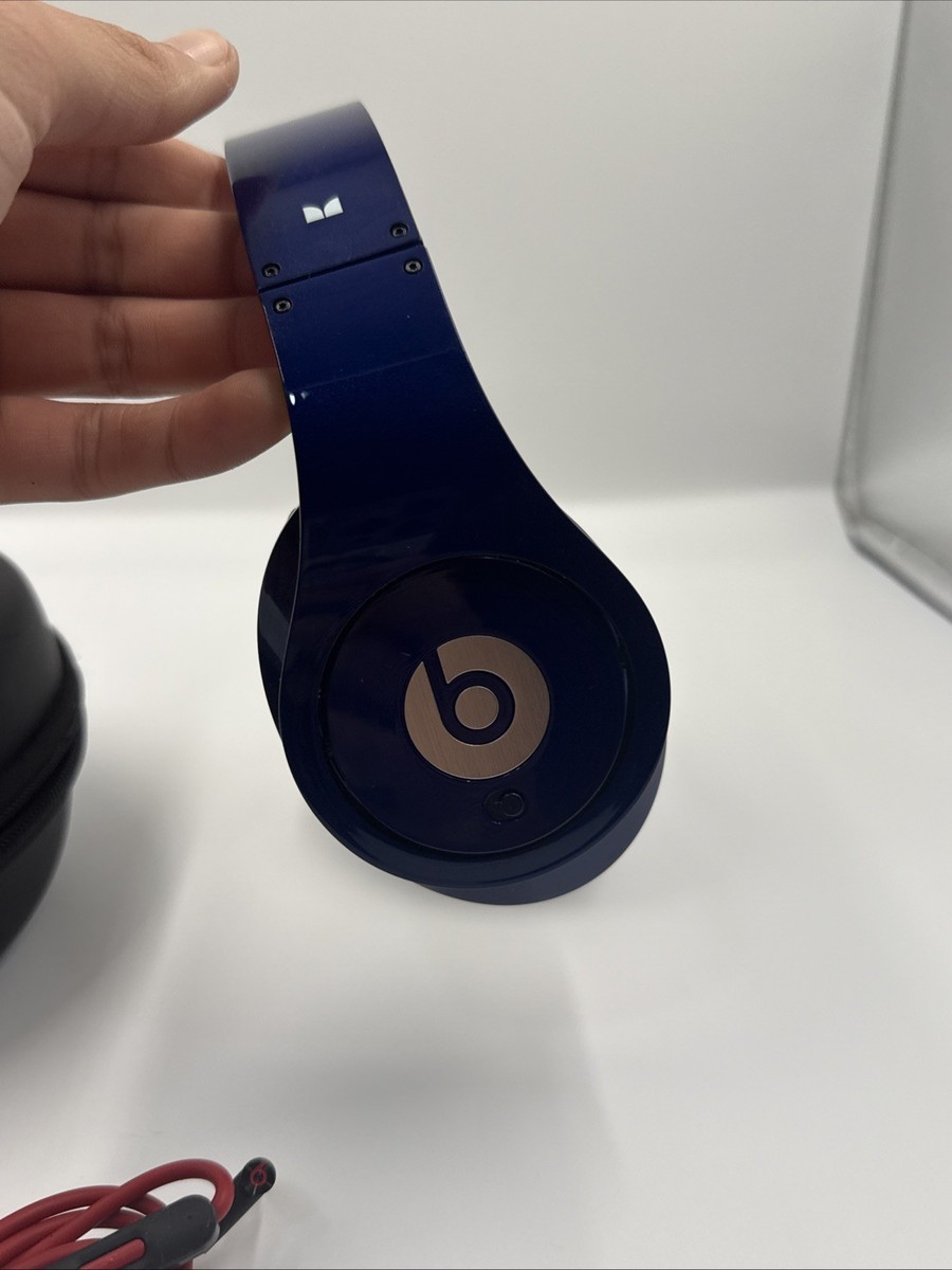 Beats by Dr. Dre Studio 1st Gen Blue Wired Headphones With Case | eBay
