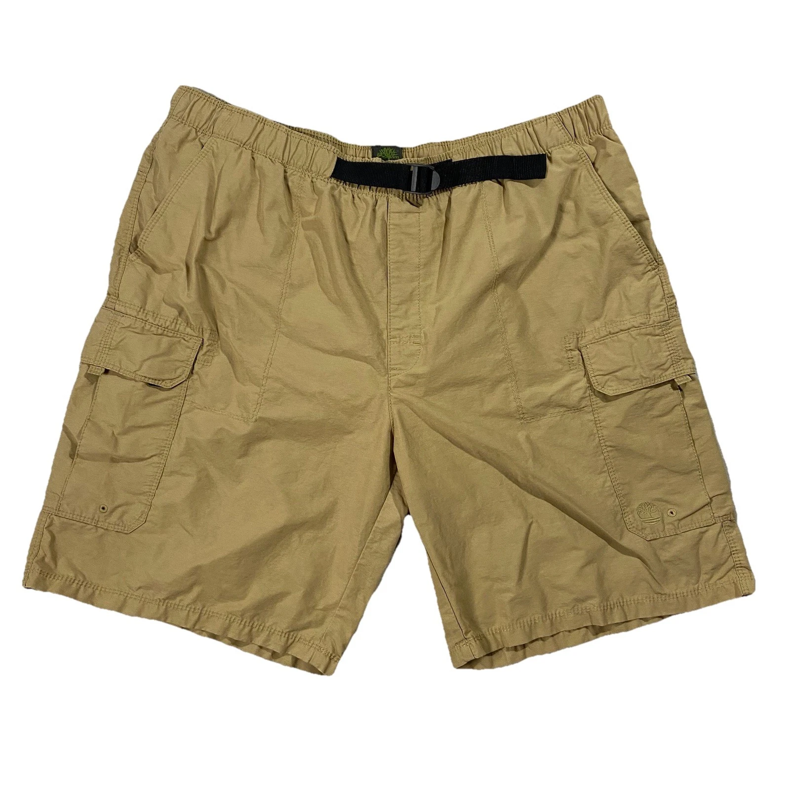 Pantaloncini Timberland cotone nylon cargo escursionismo foderati kaki uomo XL campeggio outdoor