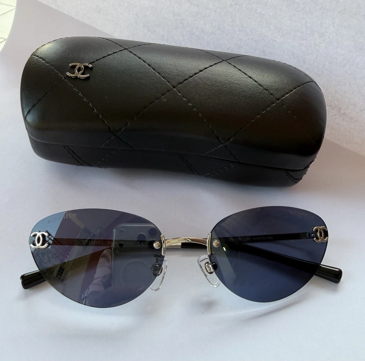 シャネルサングラス　Vintage Chanel Sunglasses CHANEL Black with Vintage Sunglasses for Women for sale | eBay