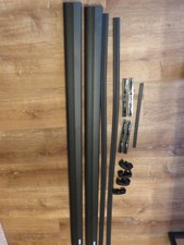 Thule Wingbar Evo 150 Black Load Bars 711520 Pair-60 -read Description Thule Wingbar Evo 150 Black Load Bars 711520 Pair-60 -read Description