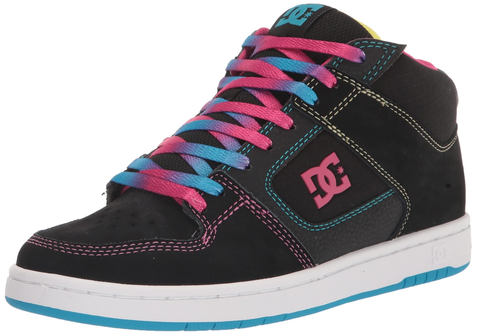 Women's Manteca 4 Mid High Top Skate Shoe in Black Multi Size 8.5