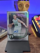 2025-26 Topps Bowman Chrome Max Shulga Boston Celtics Rookie Auto BCA-MS