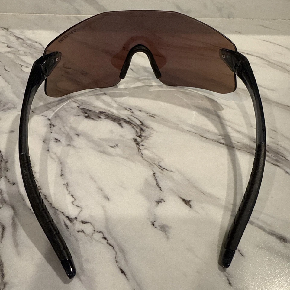 Gafas de sol Tifosi Vogel SL usadas, negro brillante, espejo verde humo Foto 4 de 4