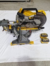 DEWALT DCS781X2 54v Slide Mitre Saw, 2 x batteries, Good Condition