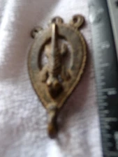 PIRATE ARTIFACT, PORT ROYAL, BRONZE AFRICAN TRADE LIZARD,1692