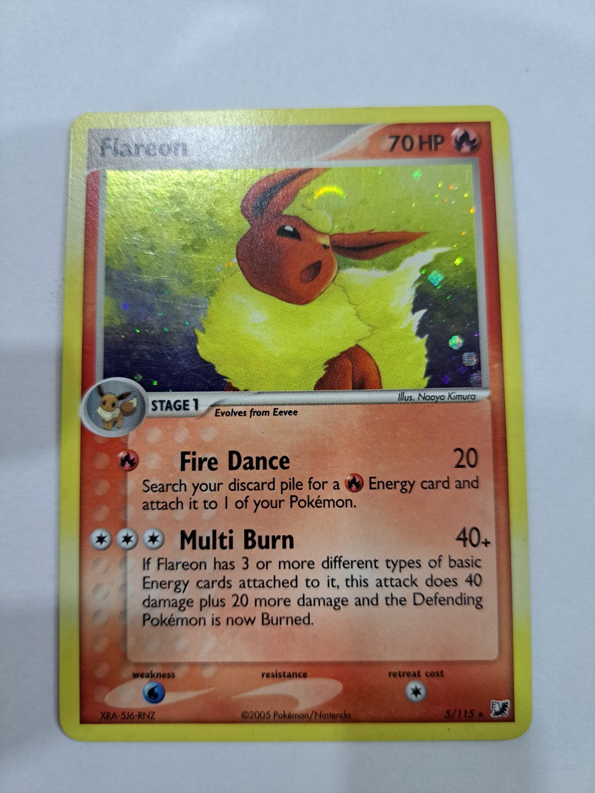 Flareon 5/115 Unseen Forces Holo FREE SHIPPING