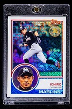Ichiro SUZUKI RARE REFRACTOR PRIZM INVESTMENT CARD MARINERS Marlins SSP