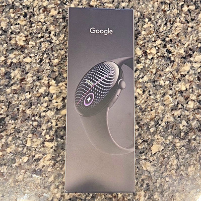 Google Pixel Watch 5 45mm LTE Unlocked 32GB Matte Black Aluminum/Obsidian