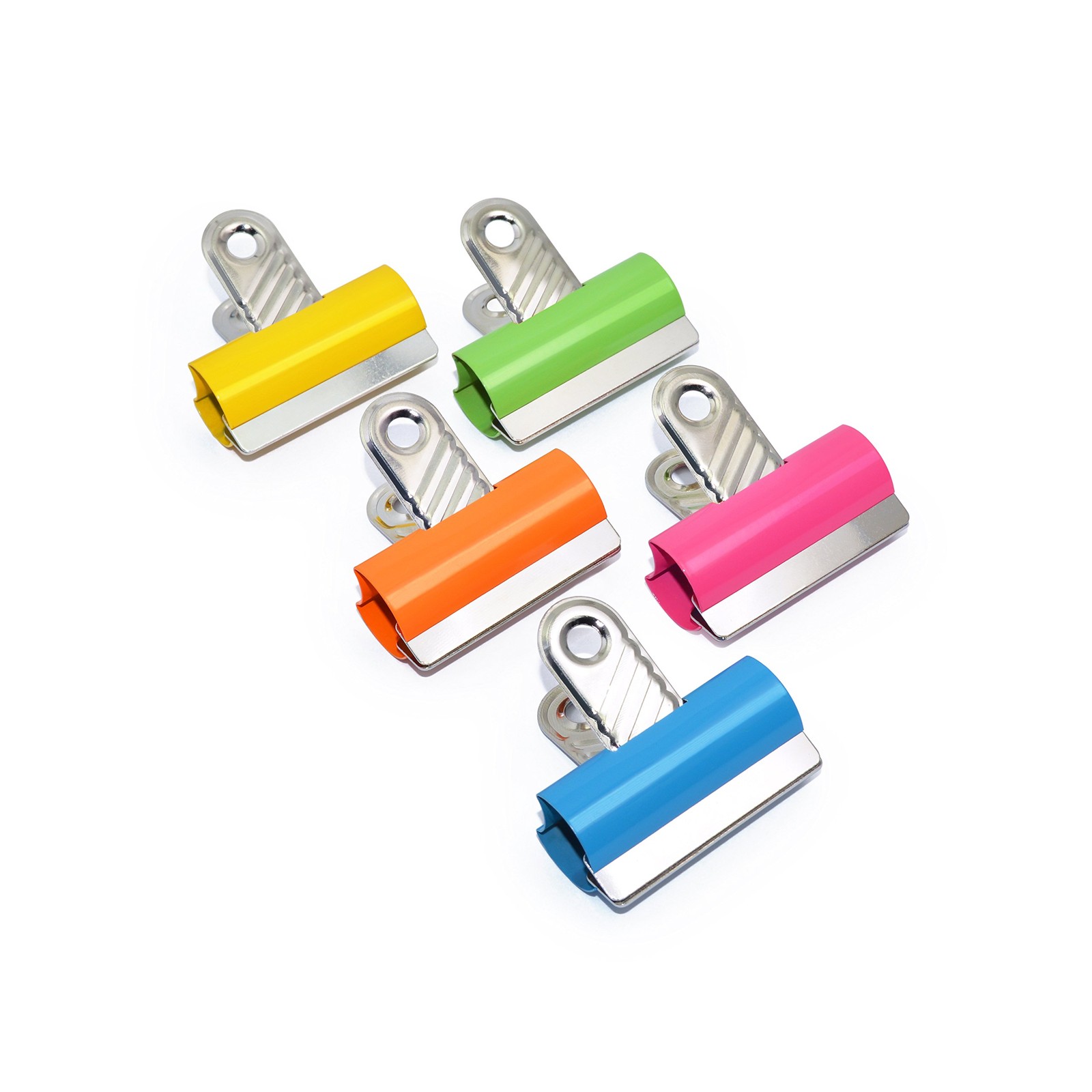 Rapesco RCB30COL 30 mm Letter Clips, Assorted Colours, Pack of 10 30mm
