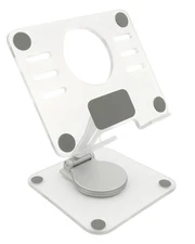 Pristine Screen 360 Degree Rotation Tablet Stand Foldable & Portable, CLEAR, New