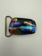 Dichtonic Glass Belt Buckle