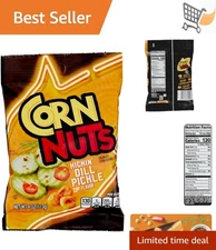 Corn Snacks Pack 12 4oz Kickin Dill Pickle Crunchy Flavored On-the-Go
