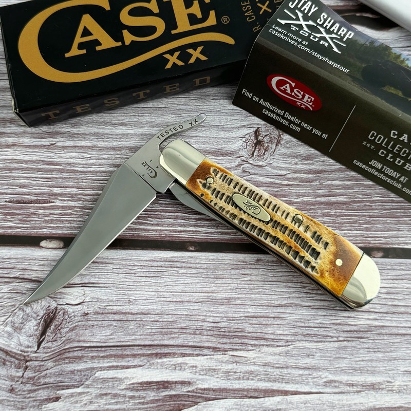 Case XX Genuine BoneStag® RussLock® Tru-Sharp™ Stainless 65303